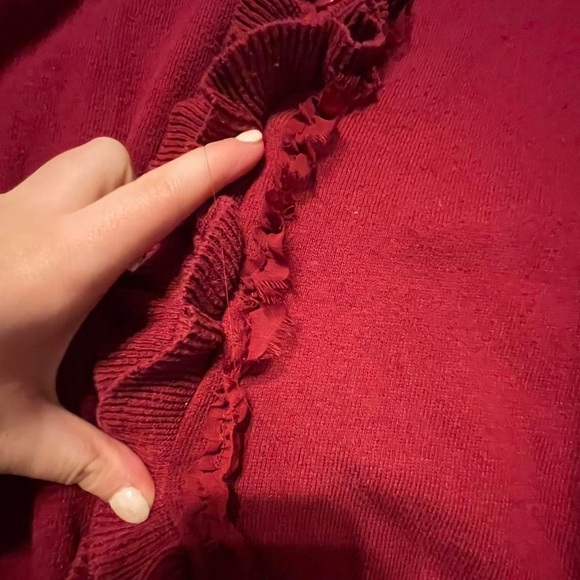Jones New York Ruffle Cardigan - Picture 3 of 3